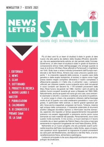 Newsletter Sami Luglio 2021